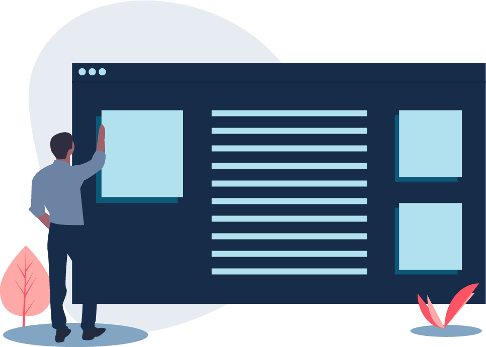 CampusQ website development page illustration
